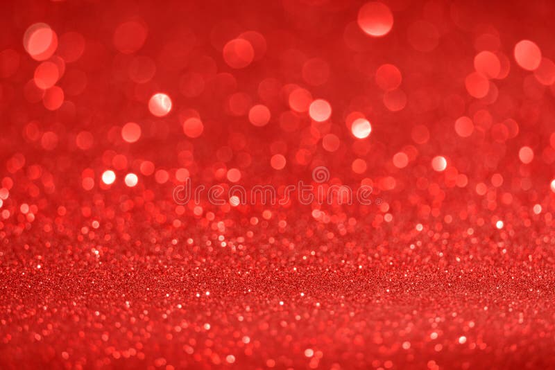 Wall Mural Red glitter abstract festive or Christmas background 