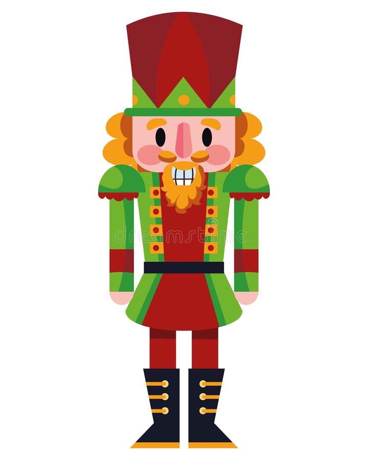 Isolated Nutcracker of Christmas Season Design Stock Illustration ...