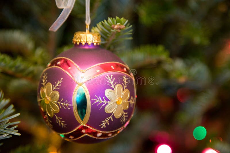 Christmas Ornament Hanging in the Tree