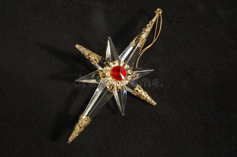 Christmas ornament - North Star, in full stock images Christmas ornament - North Star, in full stock images