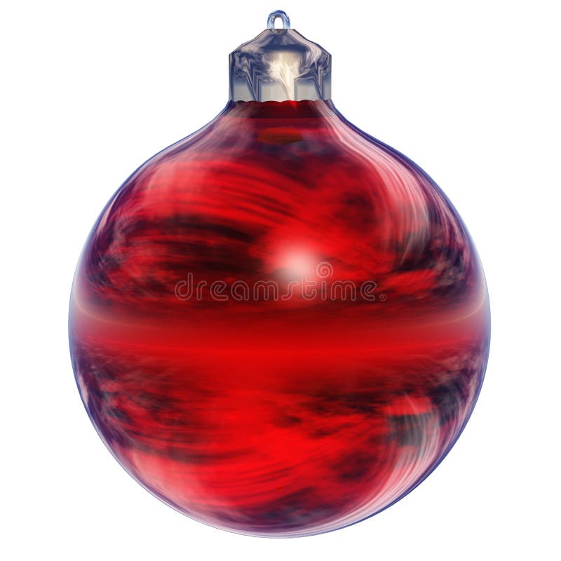 Christmas ornaments isolated