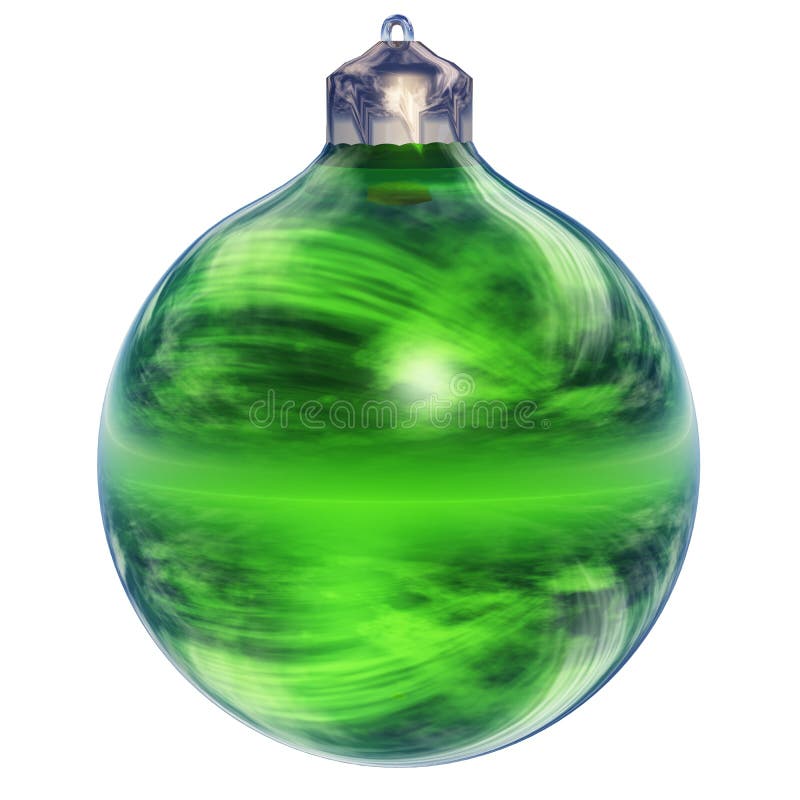 Christmas ornaments isolated
