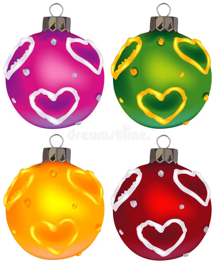 Christmas ornaments vol. 8 royalty free illustration