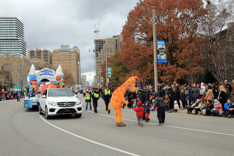 Christmas Parade in Toronto Editorial Photography Image of canada
