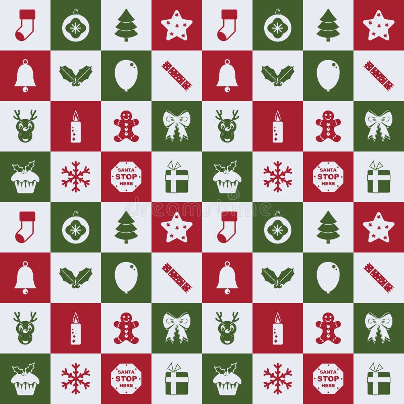 Christmas pattern vector illustration