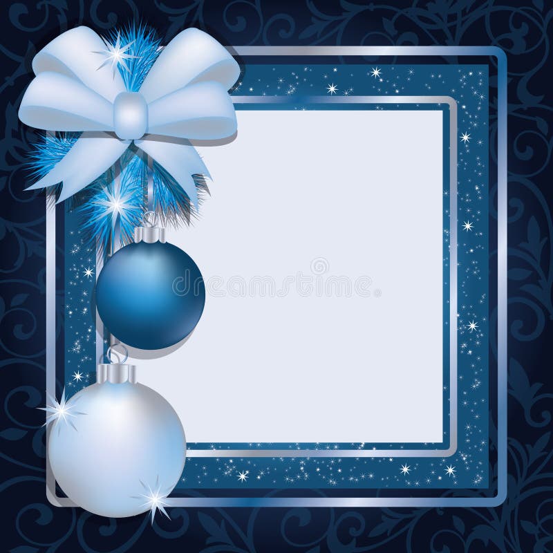 Christmas Photo Frame Scrapbooking Stock Vector - Illustration of ...