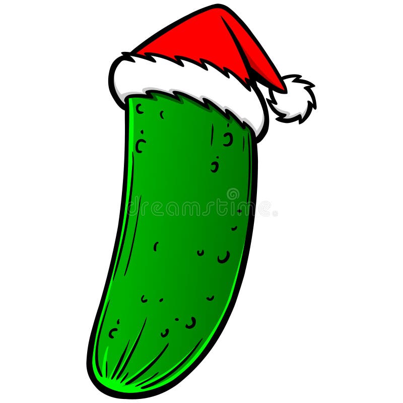 Christmas Pickle stock vector. Illustration of illustration - 53789417