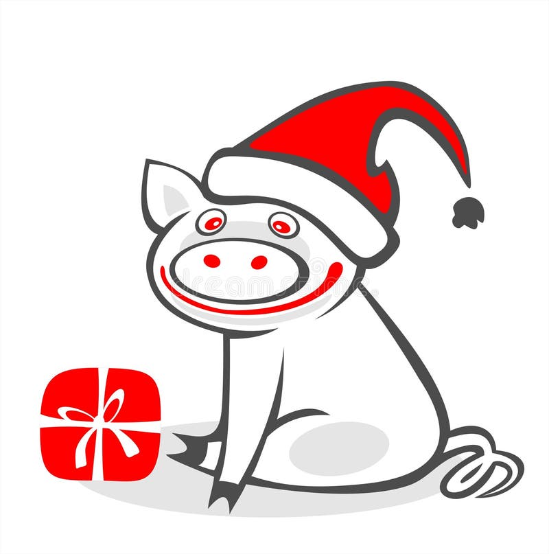 Christmas pig