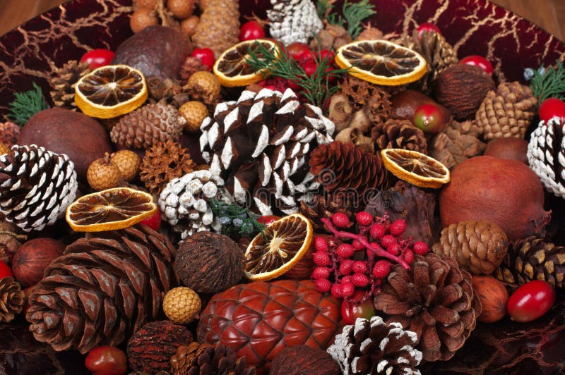 Christmas Potpourri stock image. Image of fragrant, pinecone 35906307