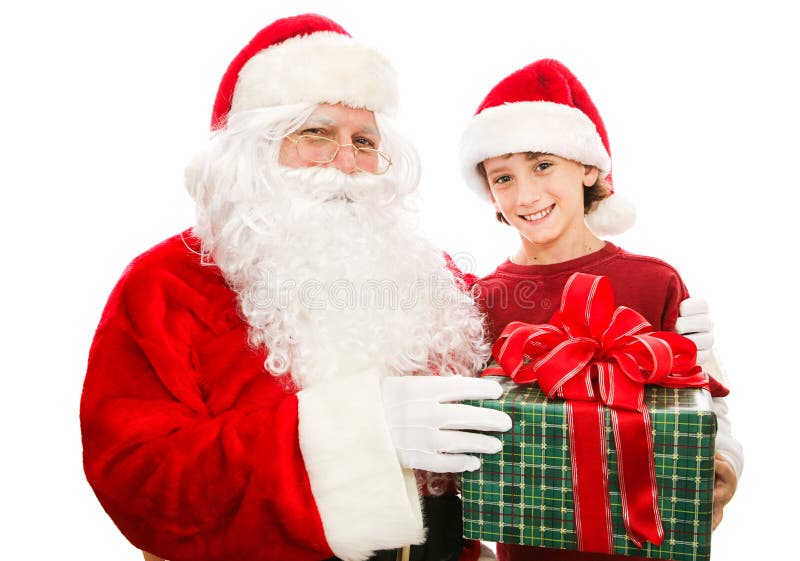 Christmas Present from Santa royalty free stock images Christmas Present from Santa royalty free stock images