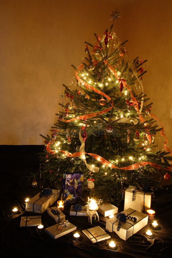 Christmas presents stock photo. Image of festive, ball 6044638