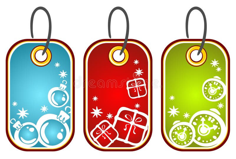 Christmas price tags