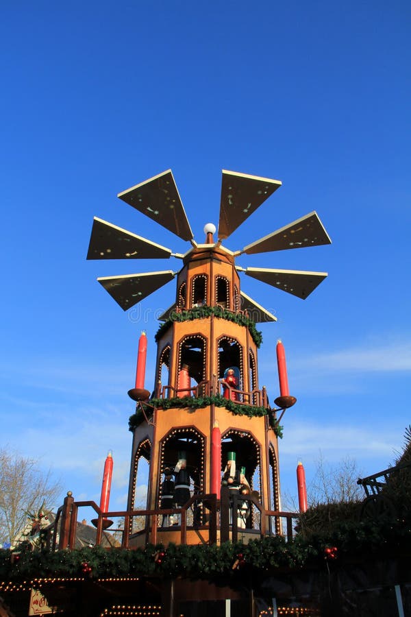 Christmas pyramid stock image. Image of pyramid, burn 36111123