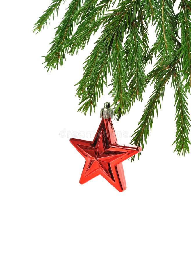 Christmas red star