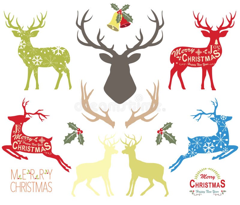 Christmas Reindeer Elements