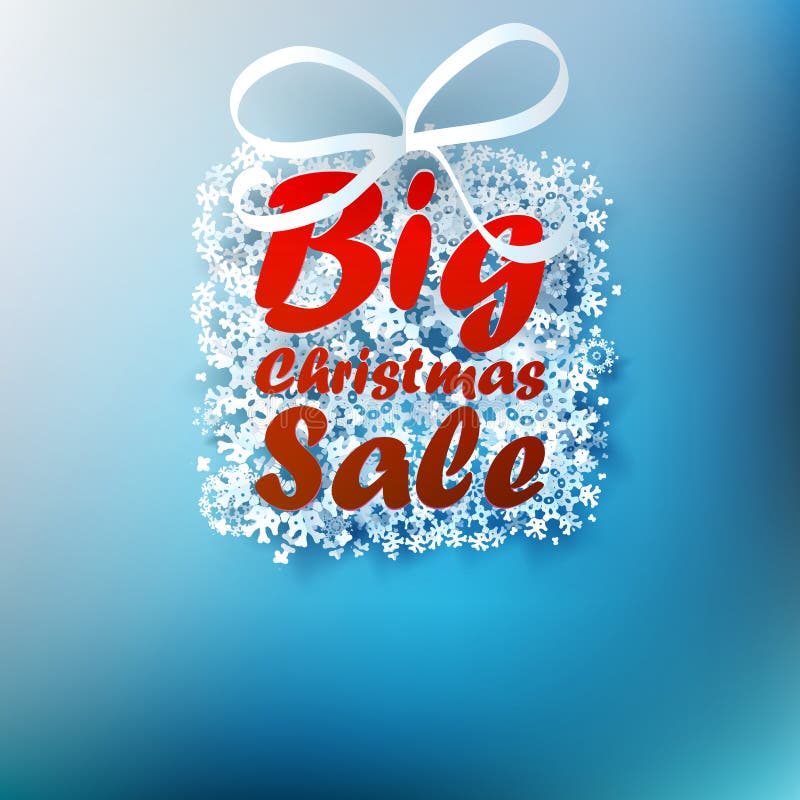 Christmas sale background. stock vector. Illustration of merchandise