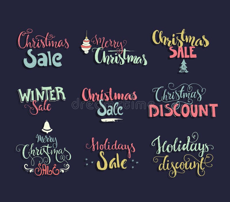 Christmas Sale royalty free illustration
