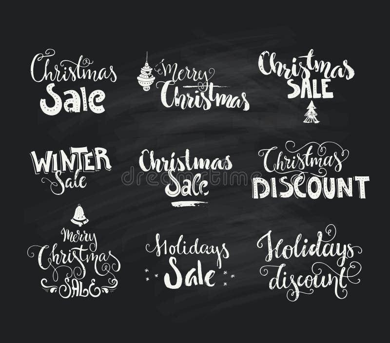 Christmas Sale vector illustration