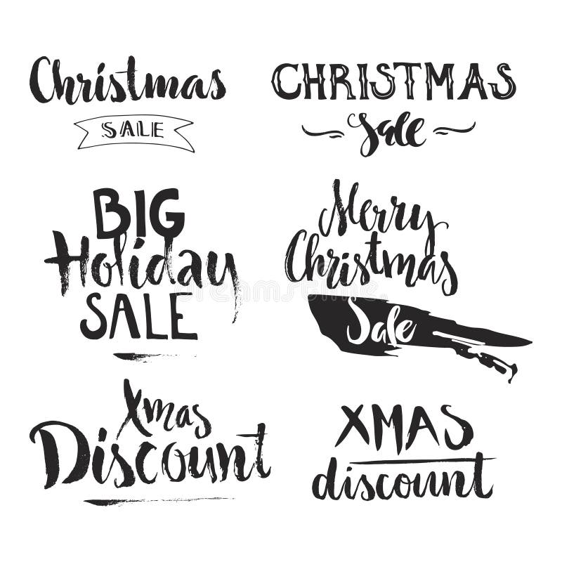 Christmas sale royalty free illustration