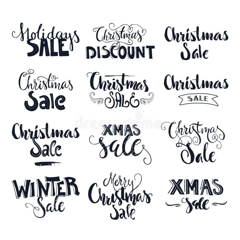 Christmas Sale vector illustration