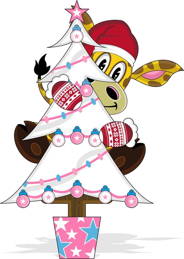 Santa Giraffe Stock Illustrations 249 Santa Giraffe Stock
