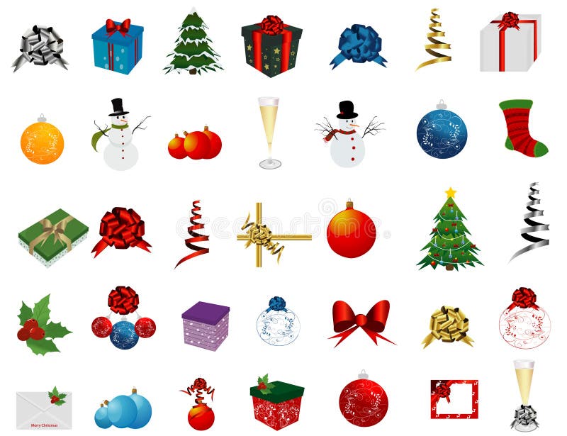 Christmas Set of icons