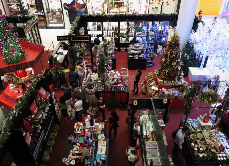 Christmas in Boston Store, Faneuil Hall, Boston, MA Editorial Photo