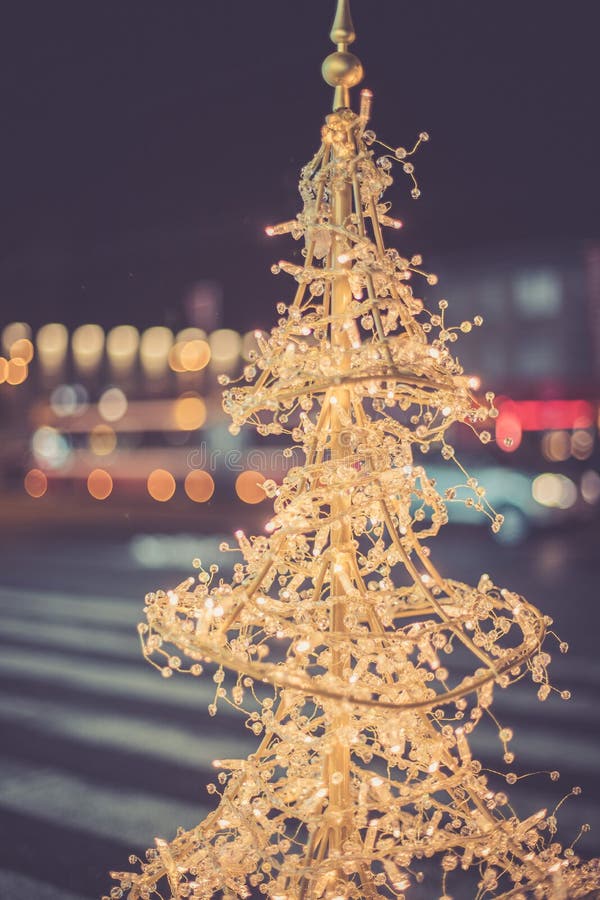 Christmas Shopping: Christmas Lighting in Front of a Shopping Mall ...