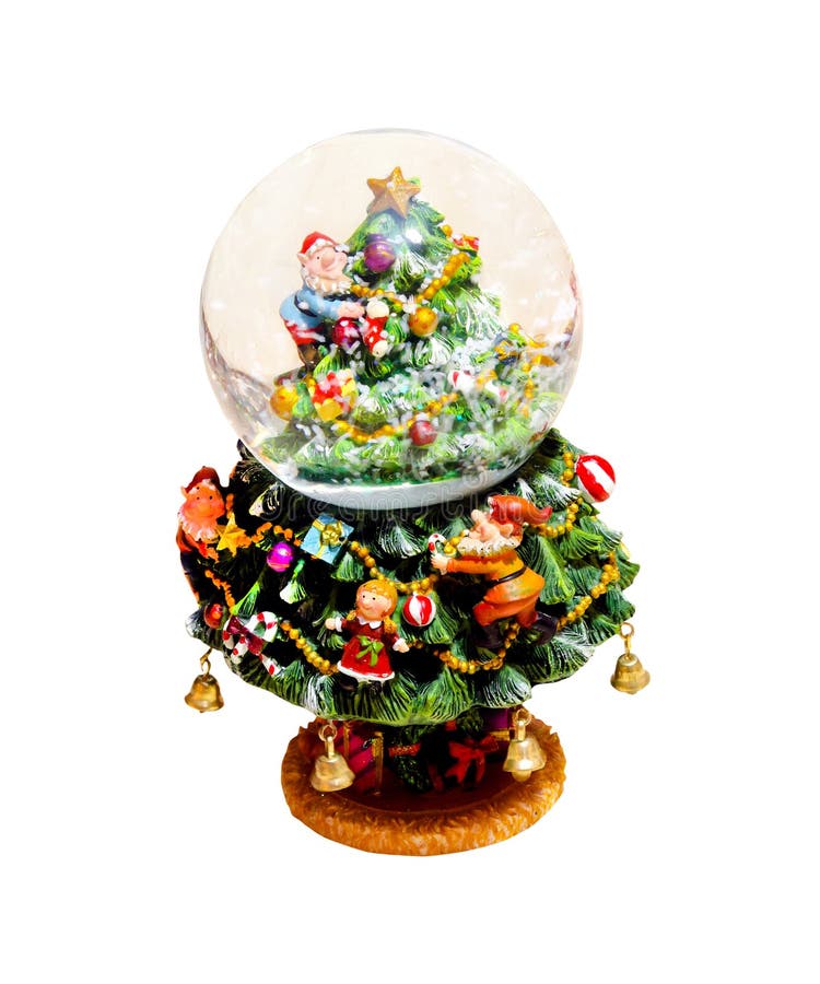 Christmas snow globe royalty free stock photo Christmas snow globe royalty free stock photo