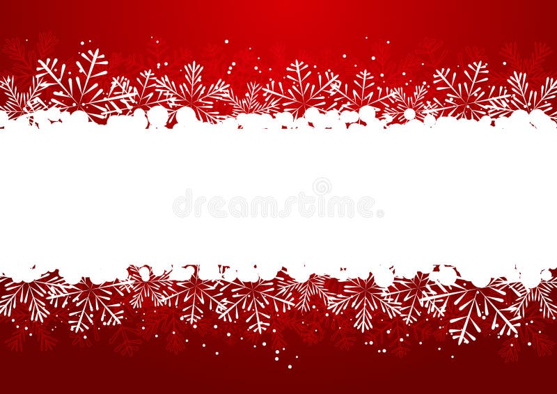 Christmas snowflake border stock illustration Christmas snowflake border stock illustration