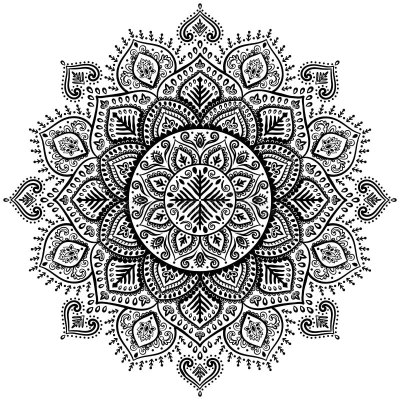 Download Christmas Snowflake Mandala Ornament Stock Vector ...