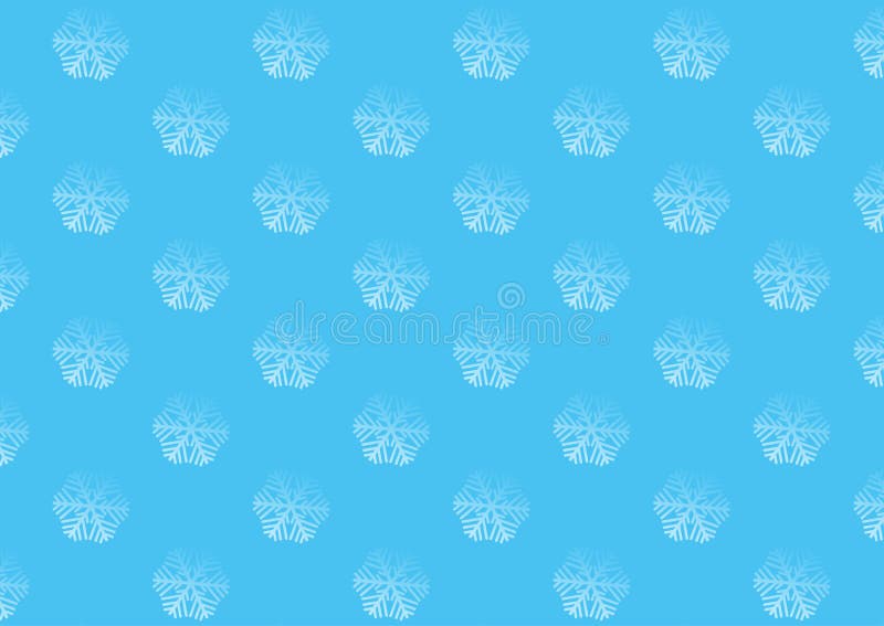 Christmas Snowflake Pattern Background Stock Vector - Illustration of ...