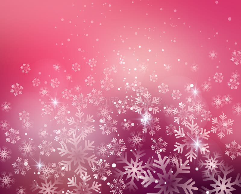 Christmas Snowflakes Background Stock Vector - Illustration of abstract ...