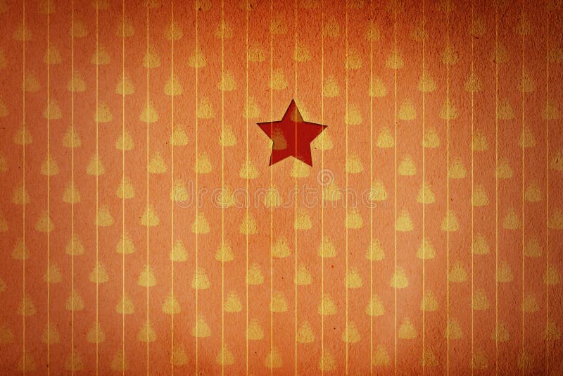 Christmas star in red christmas wallpaper background