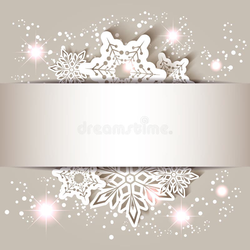 Christmas Star Snowflake Greeting Card