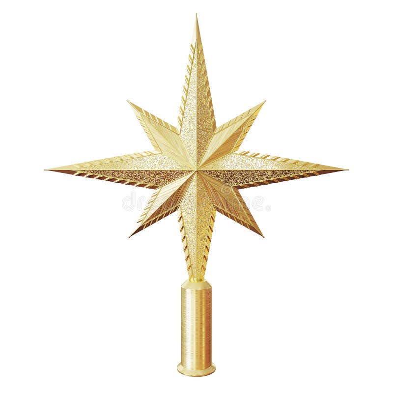 Christmas star tree topper