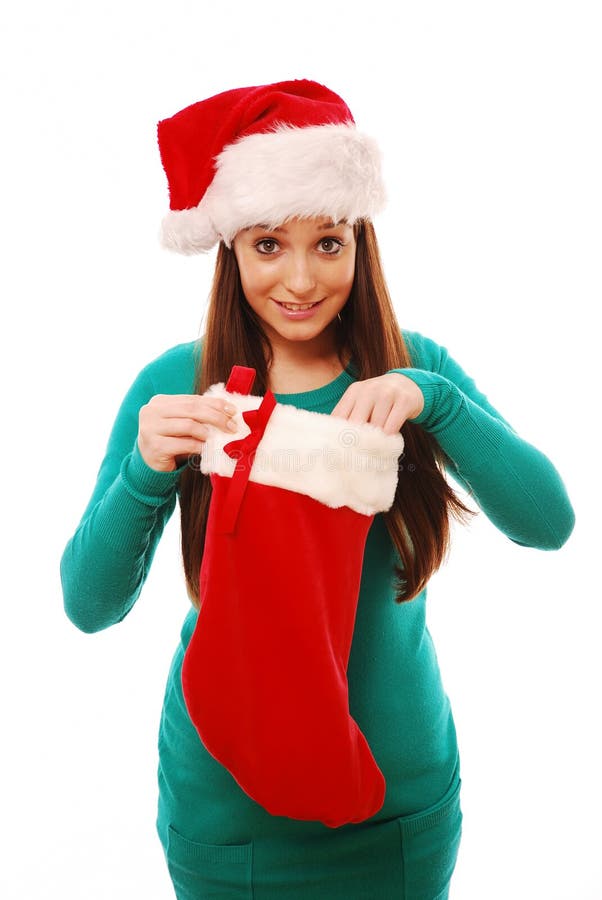 Christmas stocking stock photo. Image of joyful, cute 12015136