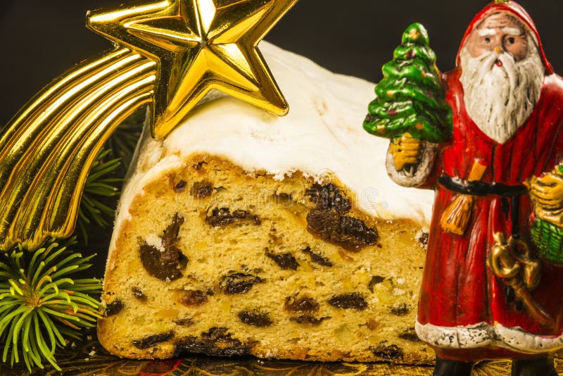 Christmas Stollen, Typical German Bakery Stock Photo Image of cake
