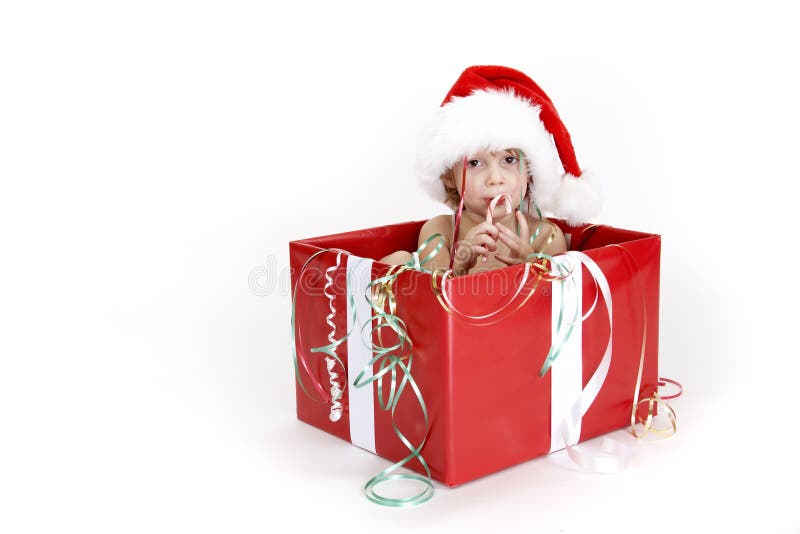 Christmas Surprise - series stock photography Christmas Surprise - series stock photography