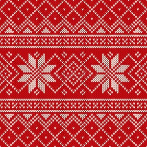 Christmas Sweater Design Seamless Knitting Pattern Stock Vector Image 49144523