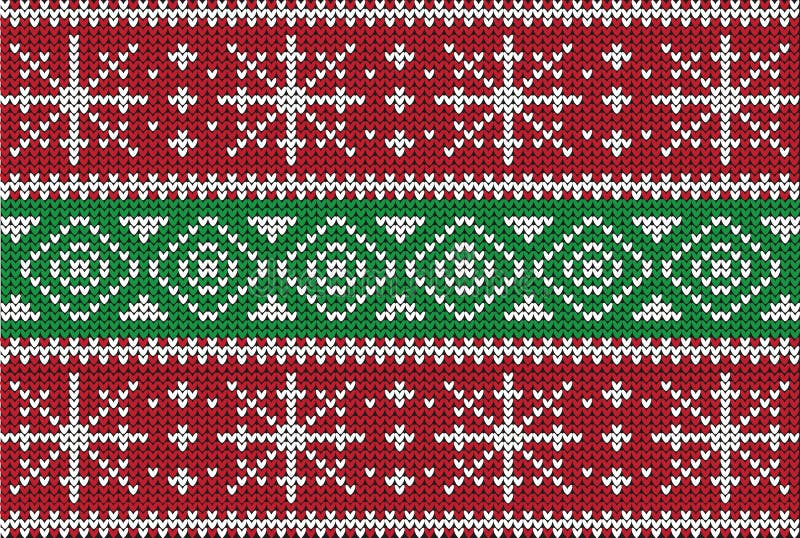 Download Christmas Sweater Design. Seamless Pattern Stock Vector ...