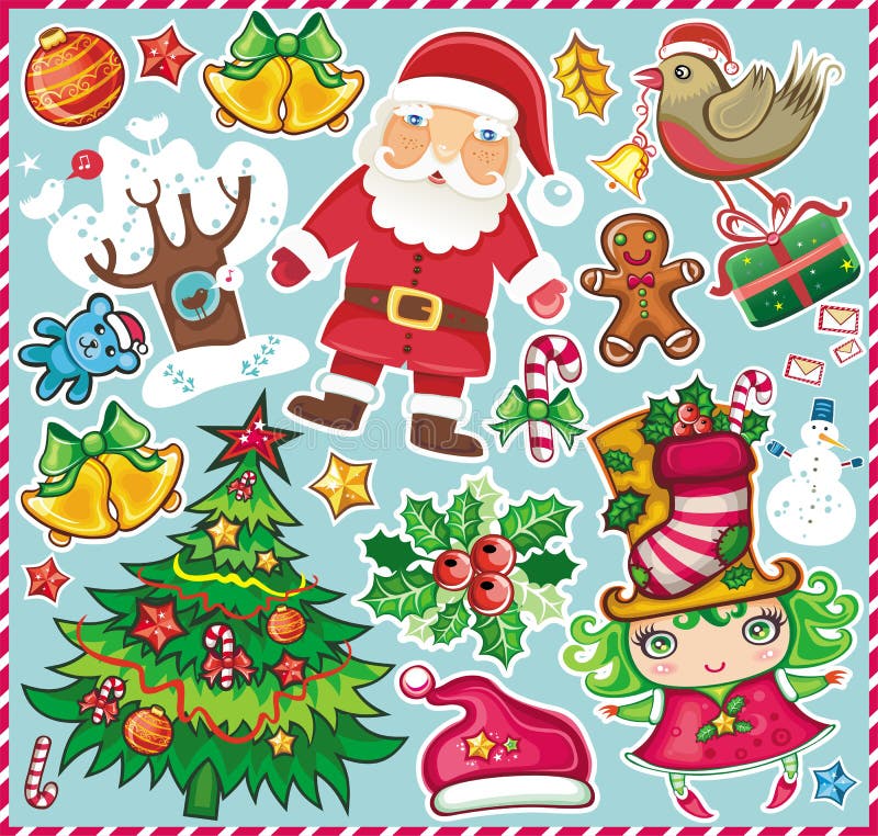 Christmas symbols set 2