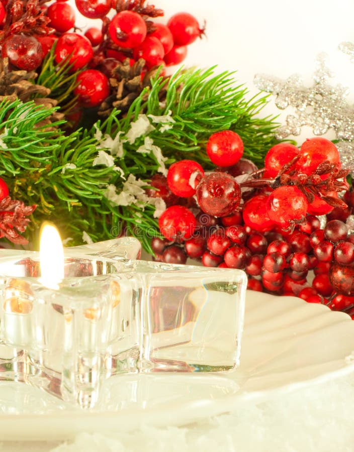 Christmas table layout