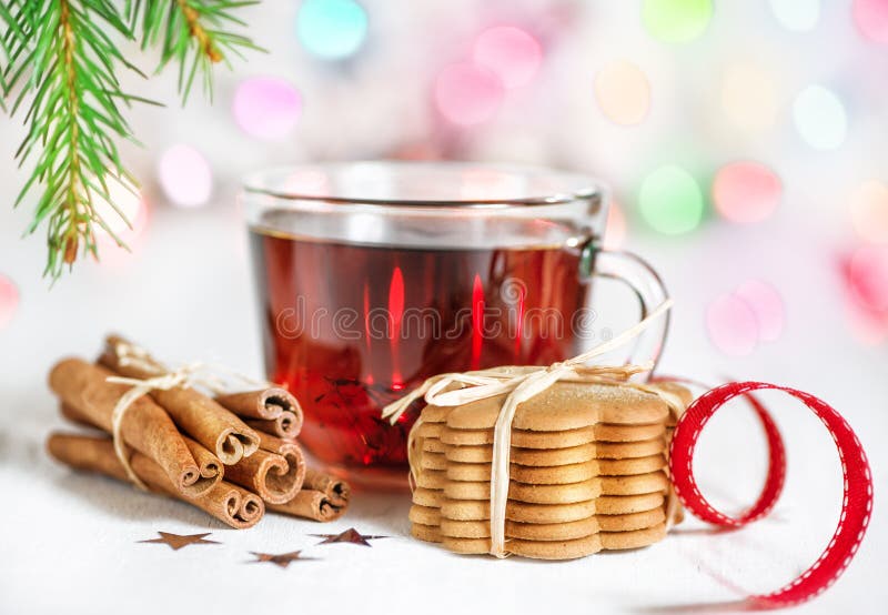 Christmas tea and cookies