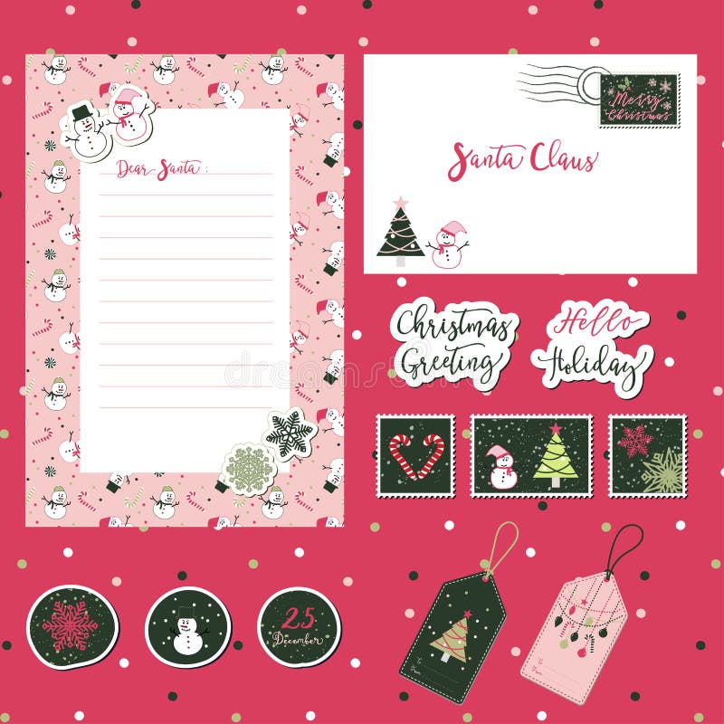 Christmas template set 2