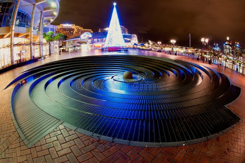 Christmas Time in Darling Harbour Stock Photo Image of christmas
