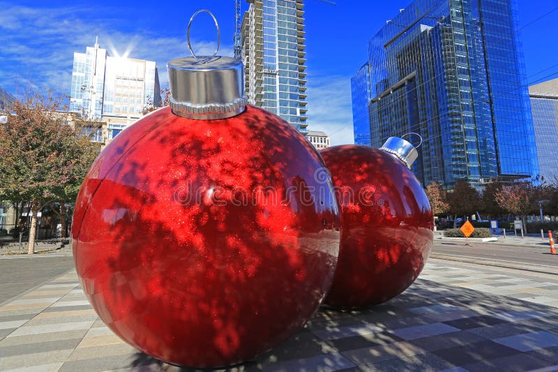 Christmas in Downtown Dallas the Klyde Warren Park in Dallas Features