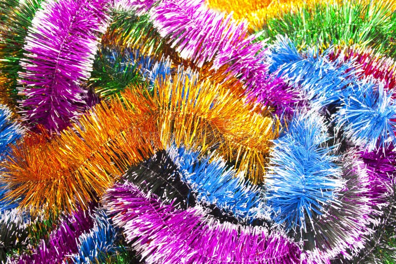 Christmas tinsel stock photo. Image of tinsel, streamer 11982880