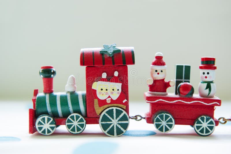 Christmas toy train stock image. Image of train, snowman - 31482441