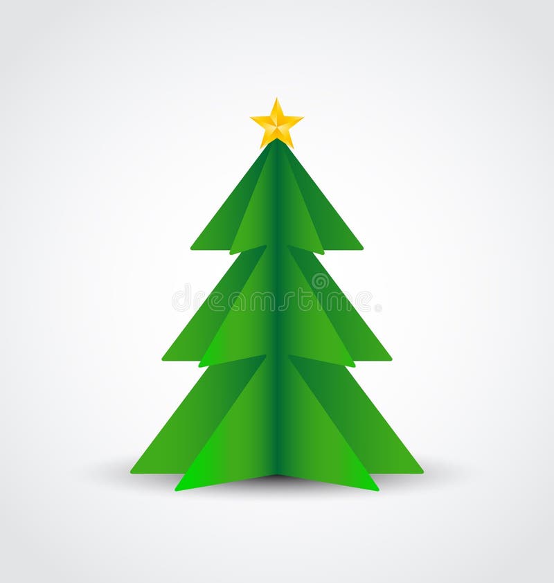 Christmas Tree Giving Hands Stock Illustration Illustration of